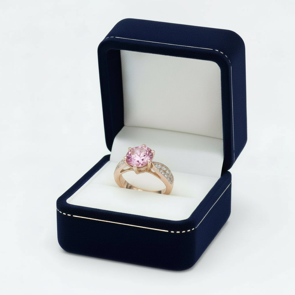 Fancy Unique Design Crystal Stones Ring For Girls & Women