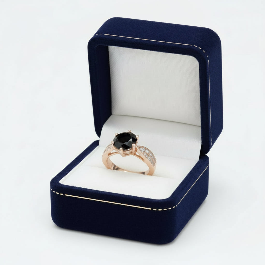 Fancy Unique Design Crystal Stones Ring For Girls & Women