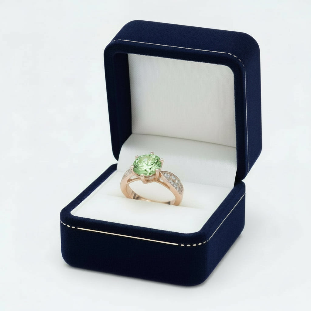 Fancy Unique Design Crystal Stones Ring For Girls & Women